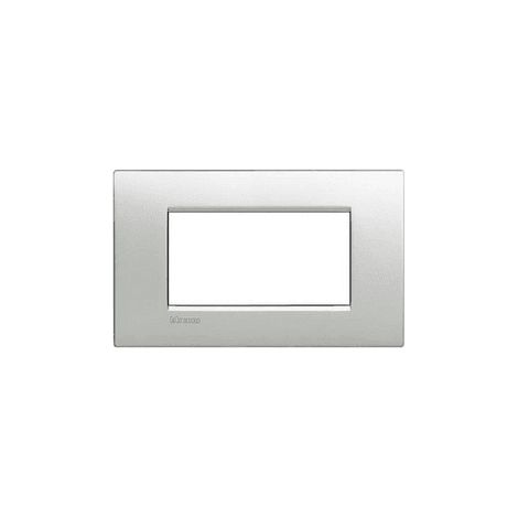BTICINO LNC4804TE - Placca 4 Posti Quadra Tech LivingLight Air (1/4)