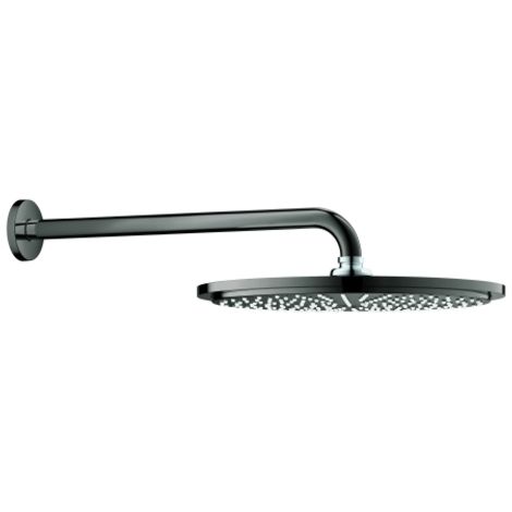 Grohe Rainshower Cosmopolitan 310 Conjunto de ducha con brazo mural 380 mm, 1 chorro Anthracite, 26066A00