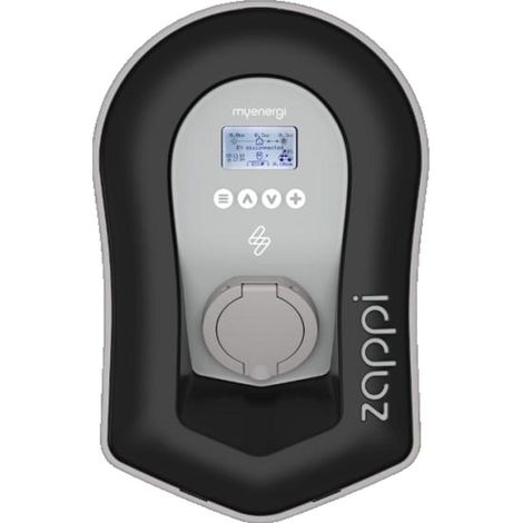 Borne de recharge myenergi zappi 22 kW avec prise Type 2, Noir, ZAPPI-2H22UB-T (1/2)