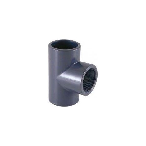 FPLUS te pvc de 20-90º h-h-h , Te derivación 20 Ø HHH pvc Presión. hembra-hembra-hembra
Indicado para tuberías de PVC presión.