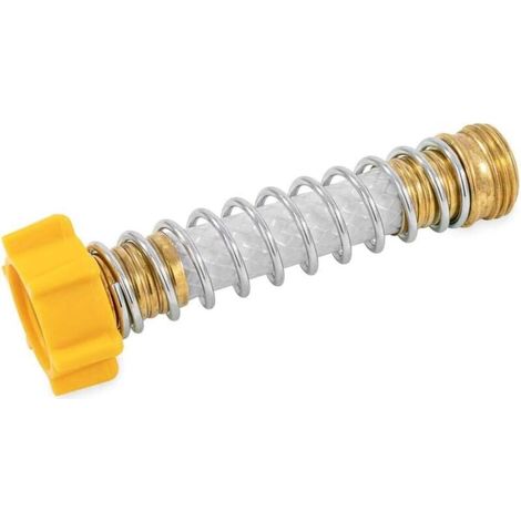 Protecteur de tuyau flexible robuste 22700 avec collier de serrage - Élimine les sertissages des tuyaux sur les robinets - Compatible avec tous les tuyaux et robinets d'arrosage standard