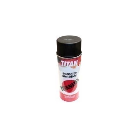 Esmalte Sintetico  Mate 400 Ml Negro  Titan