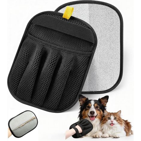 Guanto anti-pelo per cani e gatti (confezione da 2) - Guanto elettrostatico riutilizzabile e lavabile - per divani, tappeti, sedili auto, vestiti e mobili (1/3)