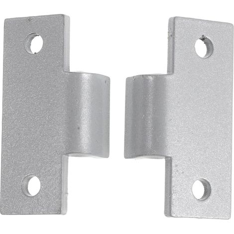 1 Jeu de Pattes de réparation pour charnières de Platine Vinyle - Supports de Remplacement pour Couvercle Anti-poussière de Platine Vinyle avec vis, rondelles et écrous (1/5)