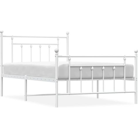 Maison Exclusive - Estructura cama sin colchón con estribo metal (1/5)
