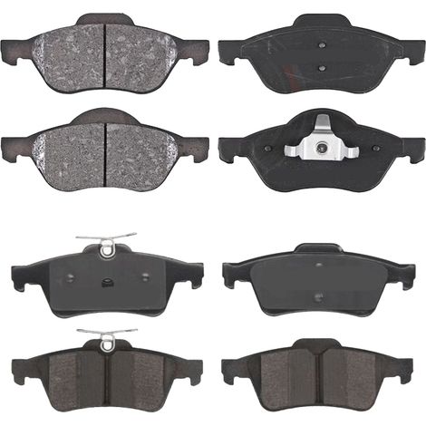 KIT PASTIGLIE FRENO ANTERIORI E POSTERIORI compatibile con RENAULT MEGANE II TRE VOLUMI (LM0/1) / PASTIGLIE FRENANTI AUTO OEM P 68 031,P 68 024 / SOSTITUZIONE DIRETTA / BASSA POLVERE / SILENZIOSO