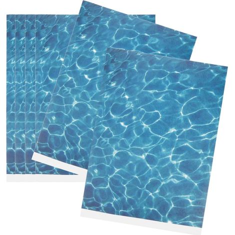 Autocollants Muraux 6 Feuilles en Plastique Motif Océan Résistants à L'usure Pour Décoration Murale Chambre et Bureau (1/5)