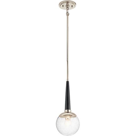 Marilyn Suspension à 1 ampoule Kichler, nickel poli (1/5)