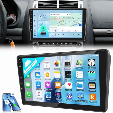 9" Pour Peugeot 407 2004-2011 Android 15 Autoradio GPS BT WIFI RDS Carplay EQ 2+32G