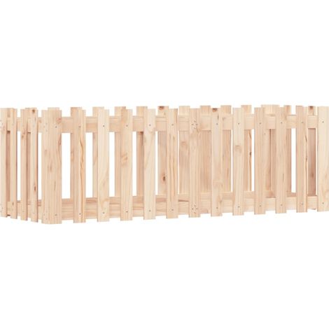 Maison Exclusive - Hochbeet Lattenzaun-Design 150x50x50 cm Massiv