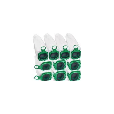 10 bolsas para aspiradora Vorwerk, bolsas de repuesto para aspiradora Kobold VB100 - Crezuo (1/4)