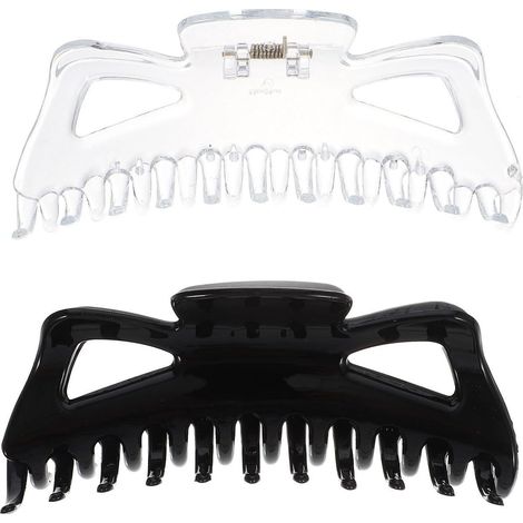 Pieces Large Acrylic Toothed Hair Clips for Women (1/5)