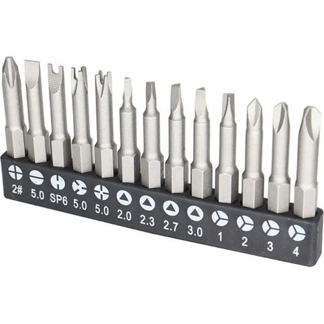 Juego De Punzones Especiales - 13 Unidades Con Punta Triangular Y Estrella Interior - Para Electrodomésticos - Con Función Magnética - 1 Juego (1/5)