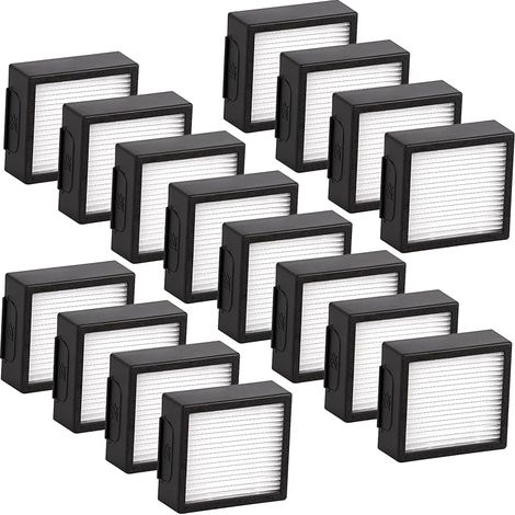 Sección frontal (16 piezas) Filtro HEPA de repuesto Combo J9+, compatible con aspiradoras robóticas iRobot Roomba Combo J7+ plus/Combo J9+/Combo 1 (1/5)