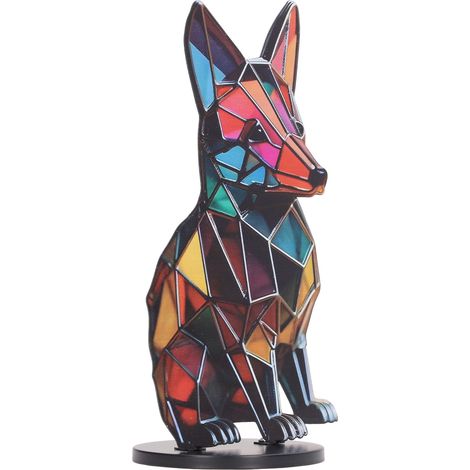 Bemalte Tierfiguren, entspannendes Spielzeug, farbenfrohe Tischdekorationen in Tierform für Geburtstage. (1/5)