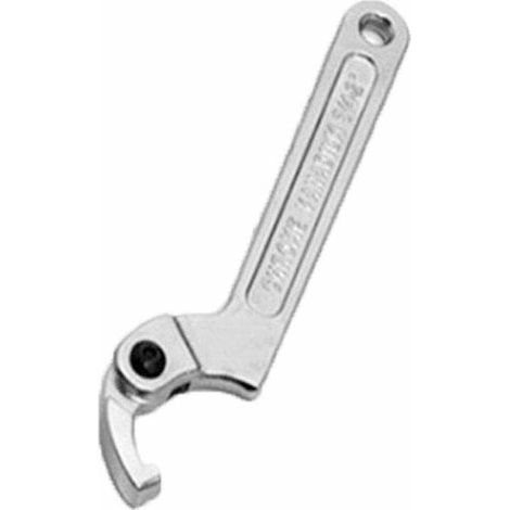 Adjustable Hook Wrench Chrome Vanadium 19-51mm C-Wrench Tool - Square Head 1 (1/5)
