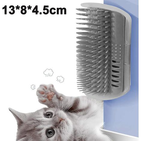 Esquina de masaje para gatos, gris, 1 pieza (1/5)