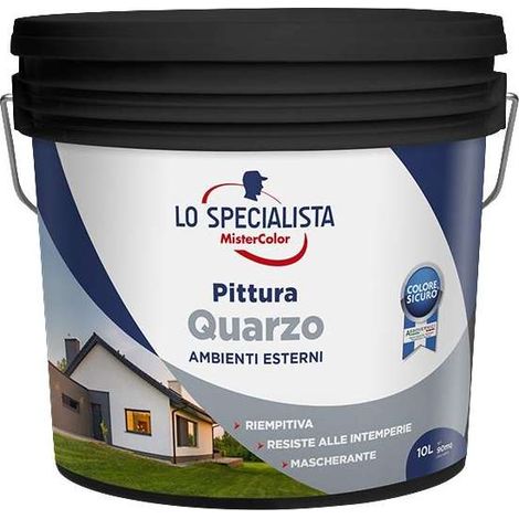 PITTURA AL QUARZO BIANCA LT.10 (1/3)