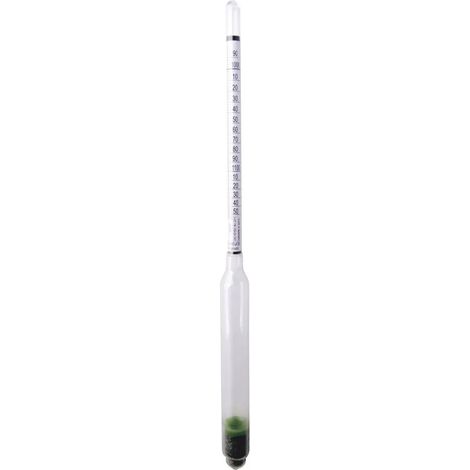 Hydromètre VINOFERM avec 3 Échelles - Densité, Sucre et Alcool Potentiel - Idéal pour Vins et Bières Maison - Précis 26 cm Verre - Outil Essentiel Vinification Brassage