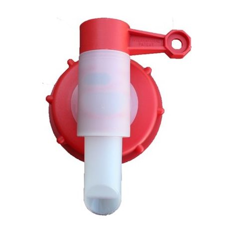 Robinet DIN61 pour bidon 20/25/30 L – Raccord rapide 1/4 de tour – Sortie 60 mm pour vidange facile – Adaptateur inclus (1/3)