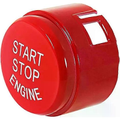 Cache-bouton-poussoir de démarrage/arrêt moteur compatible BMW F01 F02 F10 F11 F12 ABS - Accessoires auto - JXLGV (1/5)