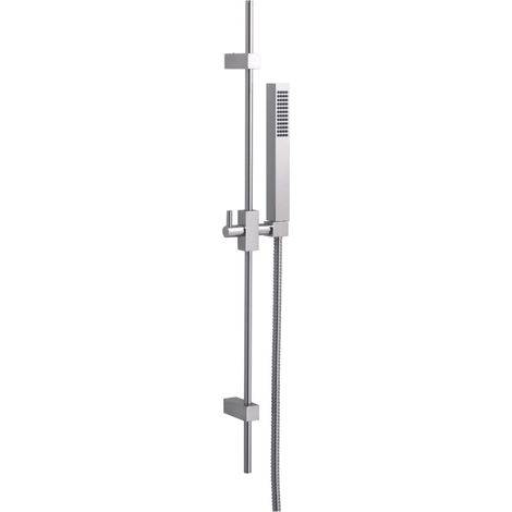 Ensemble Barre 1jet Carré chrome 45603 (1/2)
