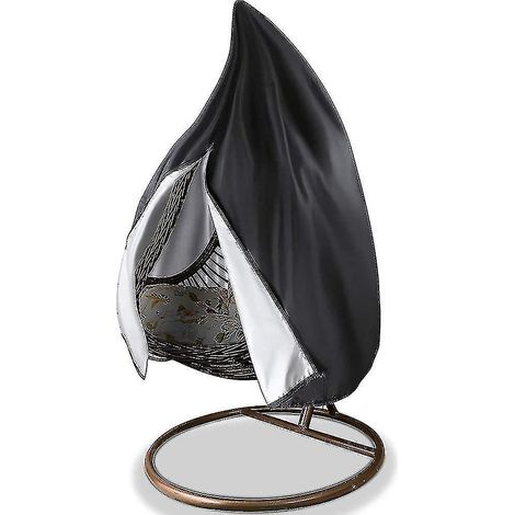Housse imperméable de protection pour fauteuil suspendu en forme d'œuf de patio (1/5)