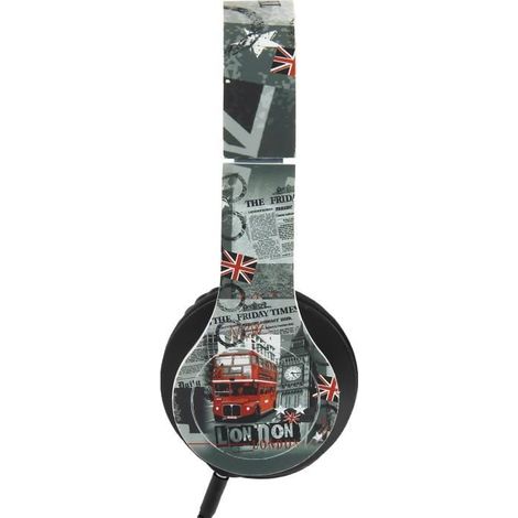 Casque - AKASHI - London - Audio avec micro - Arceau pliable - Mains libres (1/3)