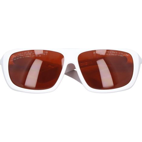 Lunettes de Protection Laser PC Blanche Réponse Rapide 180-540nm 750-1100nm (1/5)