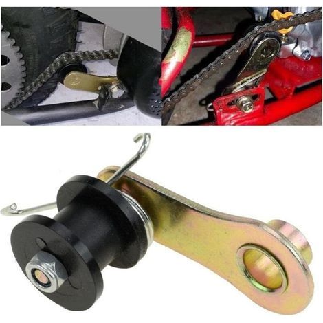 Rouleau Tendeur de Chaîne de Moto Réglable avec Ressort et Rouleaux pour Entretien et Réparation de Motocyclettes (1/5)