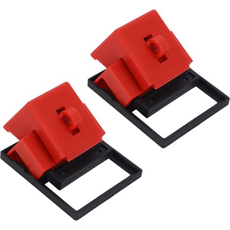 Lot de 2 dispositifs de verrouillage de disjoncteur à pince PA66, accessoire de sécurité (1/5)