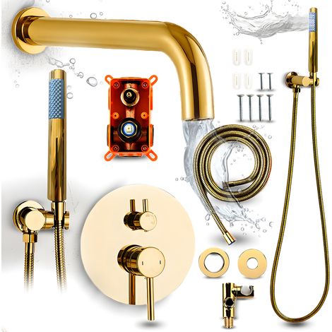 Set vasca da bagno a incasso Heckermann H400 Gold (1/5)