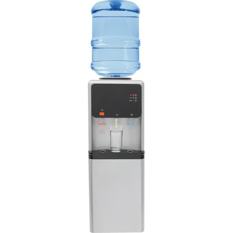 Wasserspender mit 19-Liter-Befüllung von oben, autonomer Warm- und Kaltwasserspender, elektrischer Wasserspender, geeignet für Wohnzimmer, Esszimmer und Büros. (1/5)