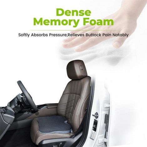 Coussin de Chaise Coussin de Siège d'auto pour la Voiture Ergonomique en Mousse à Mémoire de forme, pour la Voiture Scia Étiquette (1/5)