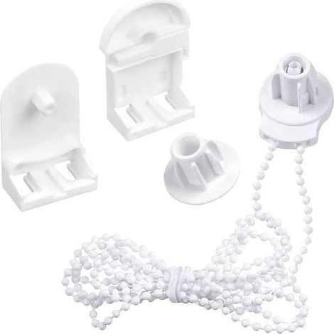 kit de réparation pratique pour chaînes à billes de support, accessoires de store enrouleur en plastique, embrayage de store enrouleur-200x4cm-White (1/4)