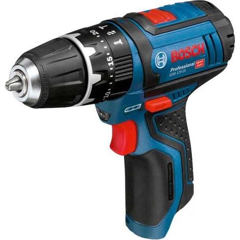 Bosch Avvitatore-Trapano a percussione a batteria GSB 12V-15 Solo - 06019B6901