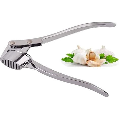 Presse-ail professionnelle en acier inoxydable pour la cuisine, presse-gingembre, presse-pelage, presse-ail robuste, presse-ail, trancheuse à ail (1/5)