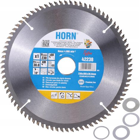 ARTPOL - Hoja de sierra circular de mano 400 x 30,0 mm, madera 80 T
