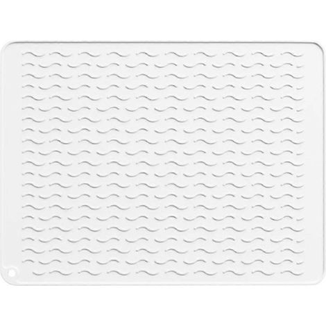 Tapis égouttoir à vaisselle en silicone - Résistant à la chaleur, pliable et antidérapant (1/5)