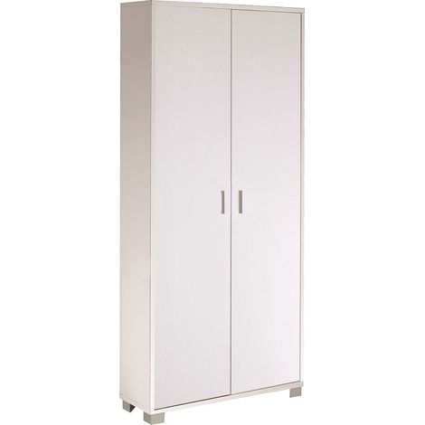 Kit armadio 2 ante h190 l83 p29 cm finitura bianco frassinato sarmog 747k - Sarmog (1/8)