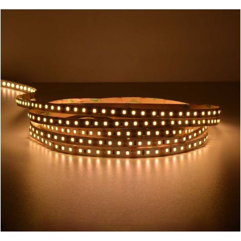 Cinta LED de 3000K, 5 m, 60 LED/m, 5 W/m, IP20, 12 V Miidex Lighting® (1/2)