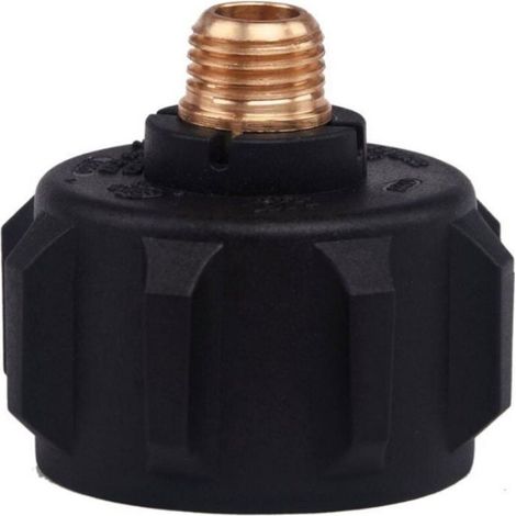QCC1 Adaptateur Propane Raccord de Valve de RGulateur de Gaz avec Crou et Filetage Mle 14 Pouces (1/4)