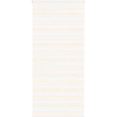 Doppelrollo Marmorbeige 95x200 cm Stoffbreite 90,9 cm Polyester