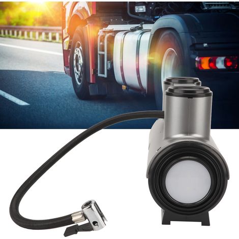 Auto-Luftpumpe, intelligente tragbare elektrische Luftpumpe, 19 Zylinder, automatische Start- und Stoppfunktion, 12-V-Aufbläser (kabelgebundenes Zeigermodell) (1/5)