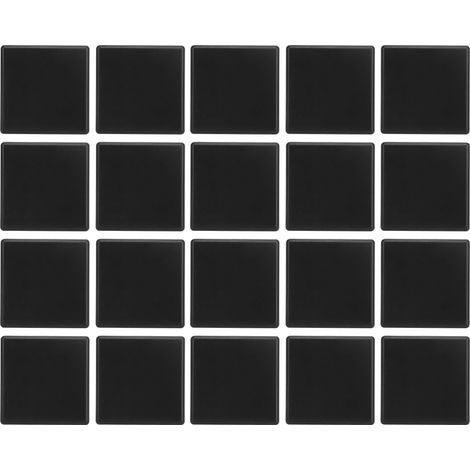 Profilierte Endkappe aus 6060er Aluminium, 4 Löcher, ABS-Kunststoff, CNC-3D-Druckteile, europäischer Standard, 20 Stück (1/5)