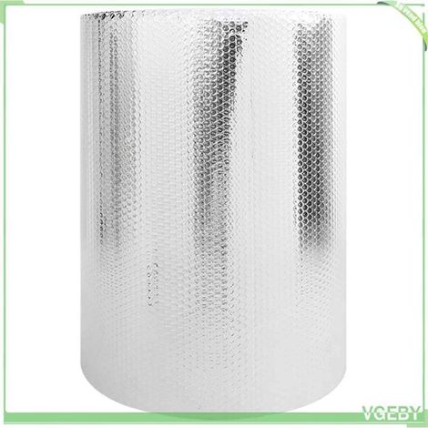 Réflecteur de chaleur pour radiateur - FAFEISY - 42009818 - Gris argenté - 3 x 0,6 m - Polyéthylène résistant (1/2)