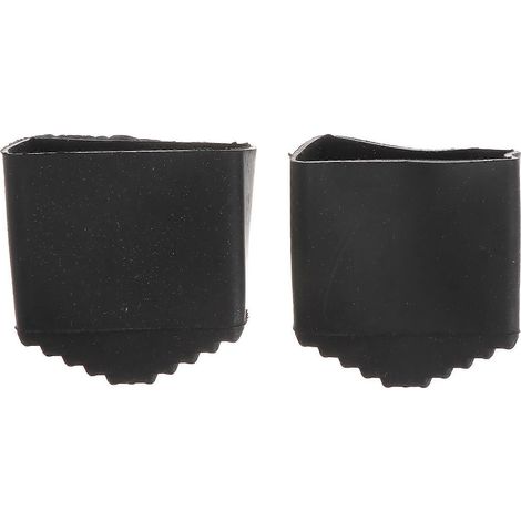 Lot de 2 protections pliables pour pieds d'échelle, patins antidérapants pour pieds d'échelle-4.30X4.20X2.30CM-Black (1/3)