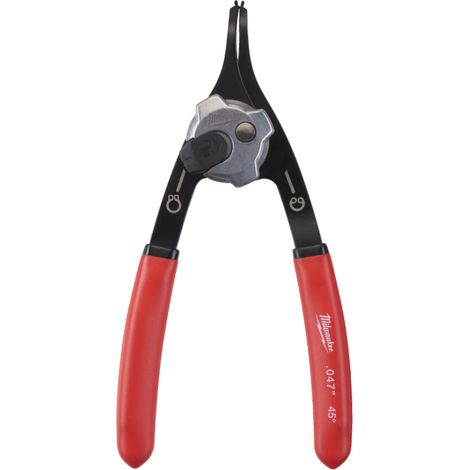 PINZA REVERSIBILE PER ANELLI ELASTICI MEDIA INCLINATA .047" 45°