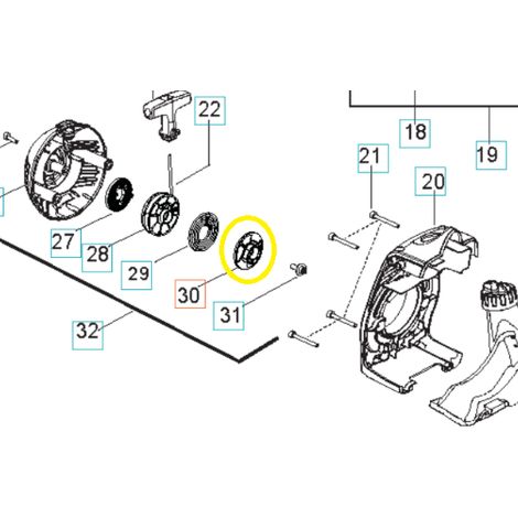 POULIE 579366201 ORIGINALE HUSQVARNA