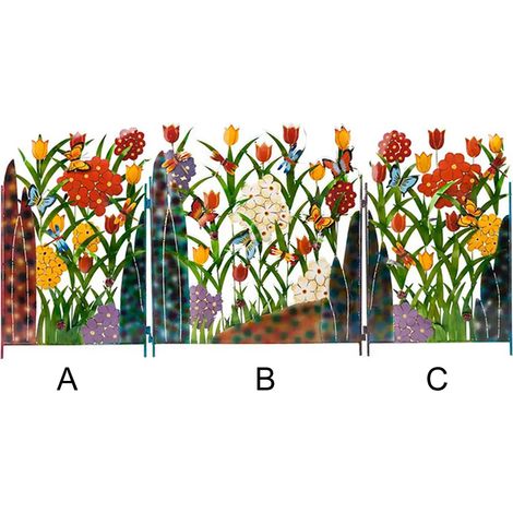 Clôture en fer forgé pour jardin intérieur (1/5)